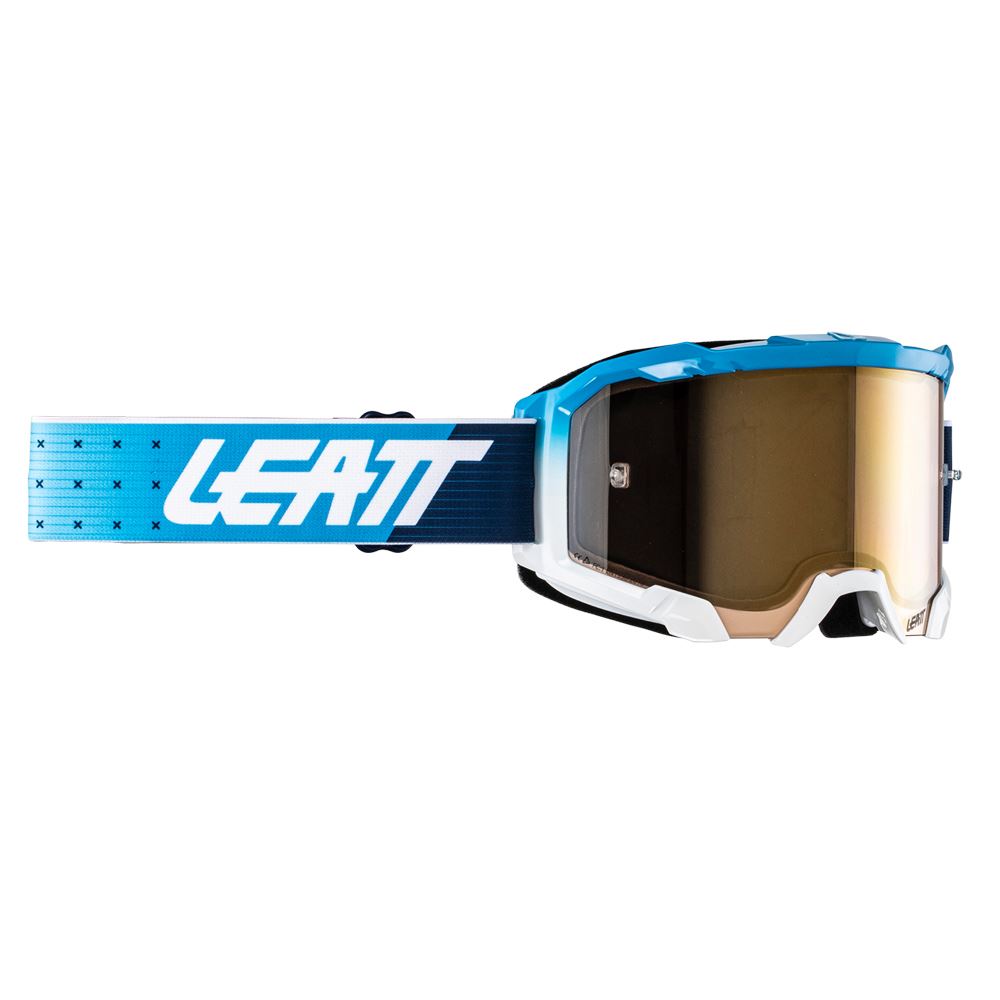 Leatt 2024 Goggles Velocity 4.5 Iriz Cyan - Bronze Lens
